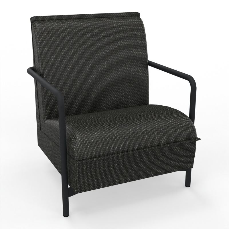 ASSISE LOUNGE 1 PLACE AVEC DOSSIER 4 PIEDS FIXES  T9 ZP