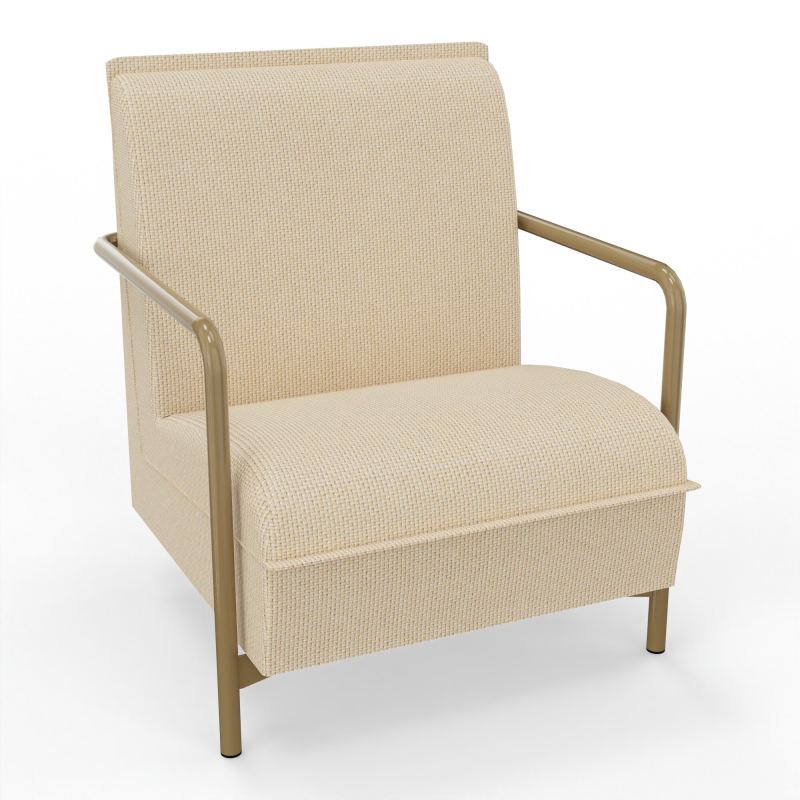 ASSISE LOUNGE 1 PLACE AVEC DOSSIER 4 PIEDS FIXES  TL Z3