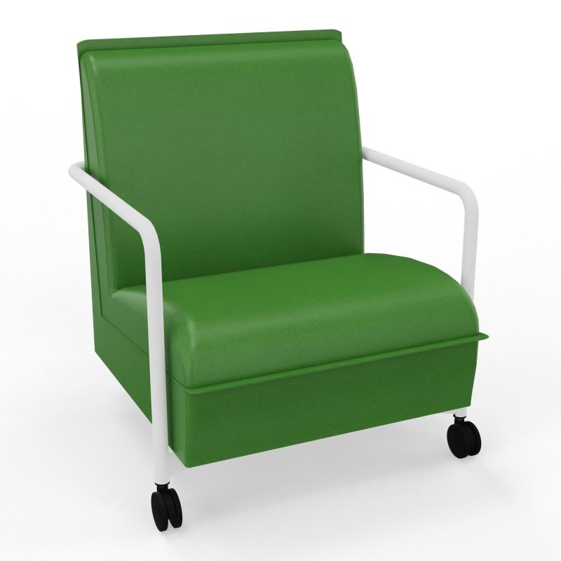ASSISE LOUNGE MOBILE 1 PLACEAVEC DOSSIER 2 PIEDS FIXES 2 ROUES A1 ZO