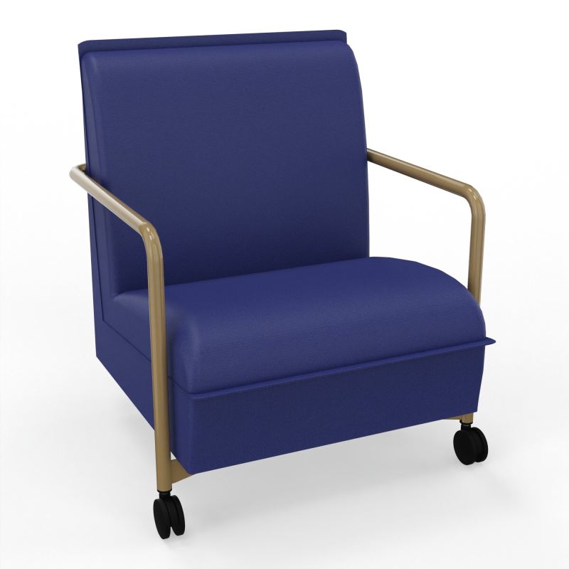 ASSISE LOUNGE MOBILE 1 PLACEAVEC DOSSIER 2 PIEDS FIXES 2 ROUES A3 Z3