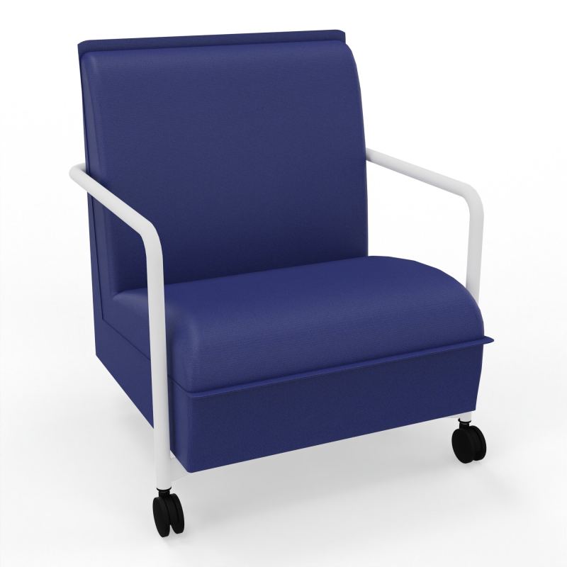 ASSISE LOUNGE MOBILE 1 PLACEAVEC DOSSIER 2 PIEDS FIXES 2 ROUES A3 ZO
