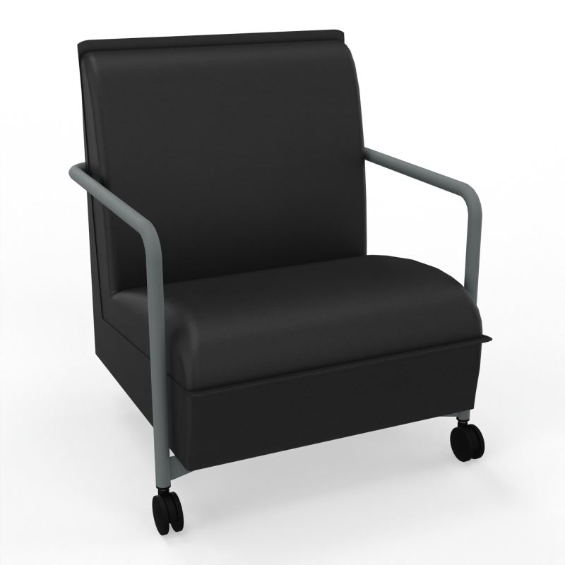 ASSISE LOUNGE MOBILE 1 PLACEAVEC DOSSIER 2 PIEDS FIXES 2 ROUES A6 SU