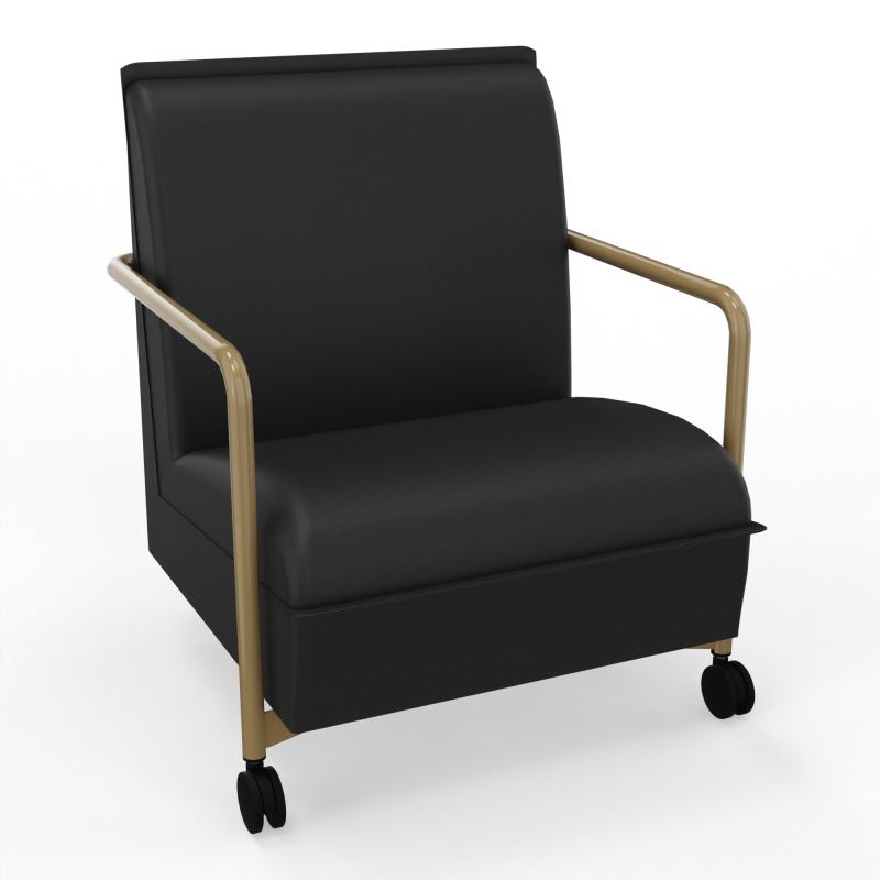 ASSISE LOUNGE MOBILE 1 PLACEAVEC DOSSIER 2 PIEDS FIXES 2 ROUES A6 Z3