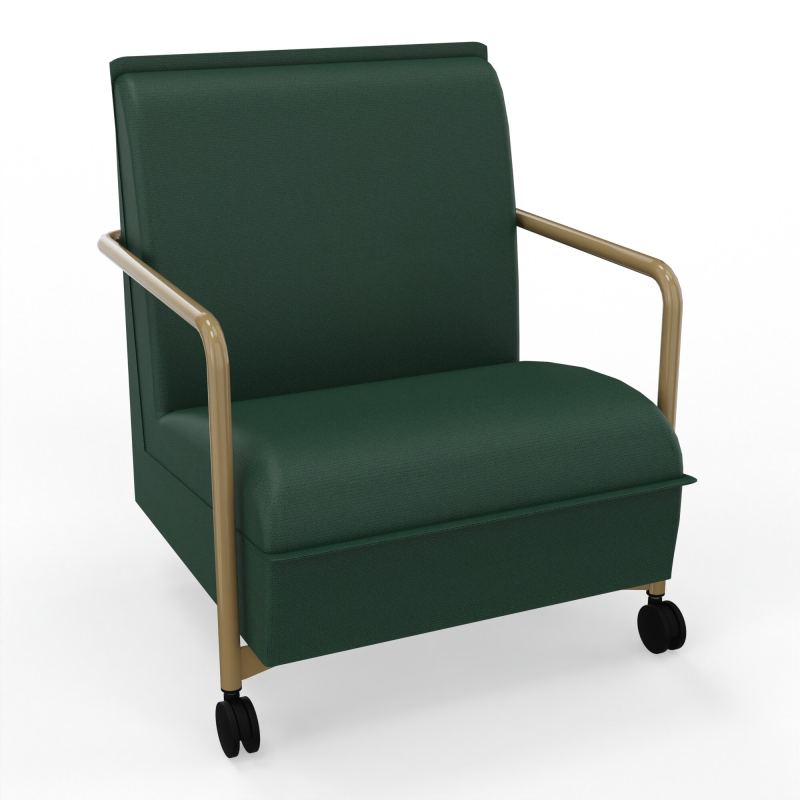 ASSISE LOUNGE MOBILE 1 PLACEAVEC DOSSIER 2 PIEDS FIXES 2 ROUES A9 Z3