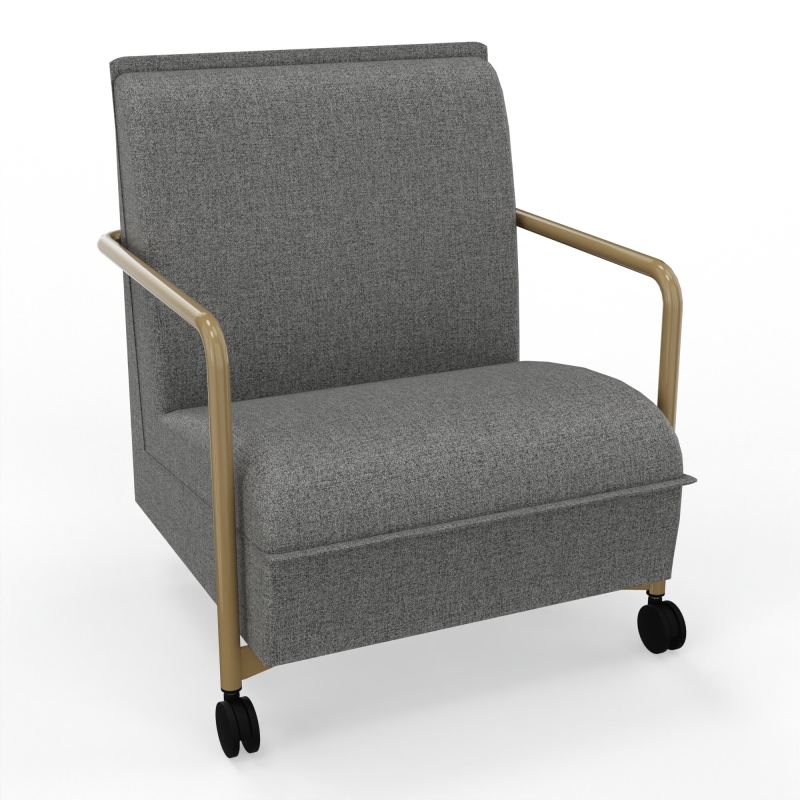 ASSISE LOUNGE MOBILE 1 PLACEAVEC DOSSIER 2 PIEDS FIXES 2 ROUES B1 Z3