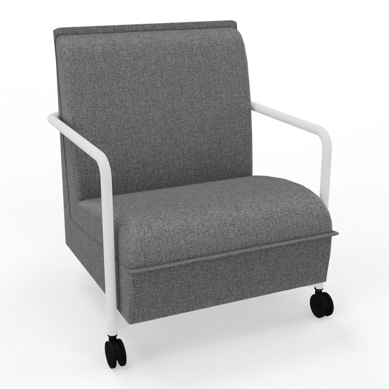 ASSISE LOUNGE MOBILE 1 PLACEAVEC DOSSIER 2 PIEDS FIXES 2 ROUES B1 ZO