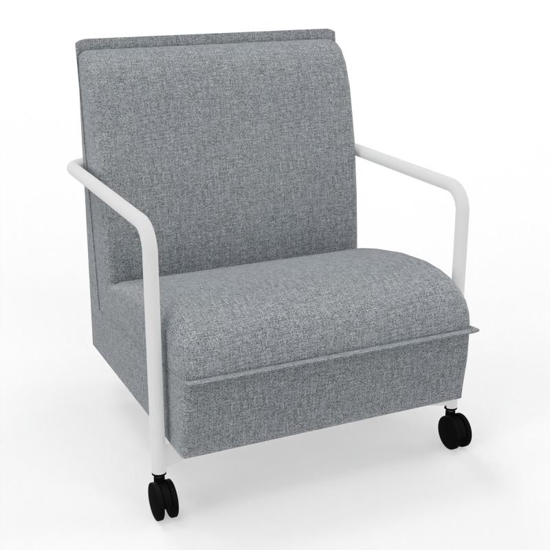 ASSISE LOUNGE MOBILE 1 PLACEAVEC DOSSIER 2 PIEDS FIXES 2 ROUES B5 ZO