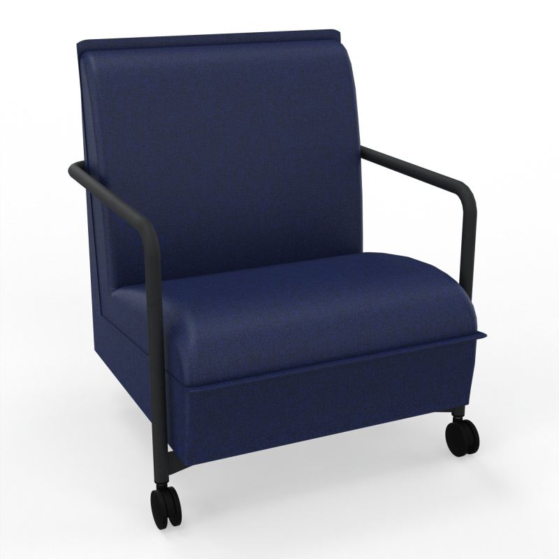 ASSISE LOUNGE MOBILE 1 PLACEAVEC DOSSIER 2 PIEDS FIXES 2 ROUES B6 ZP