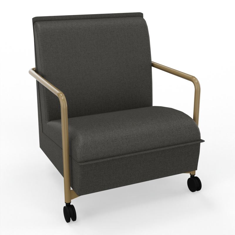 ASSISE LOUNGE MOBILE 1 PLACEAVEC DOSSIER 2 PIEDS FIXES 2 ROUES B7 Z3