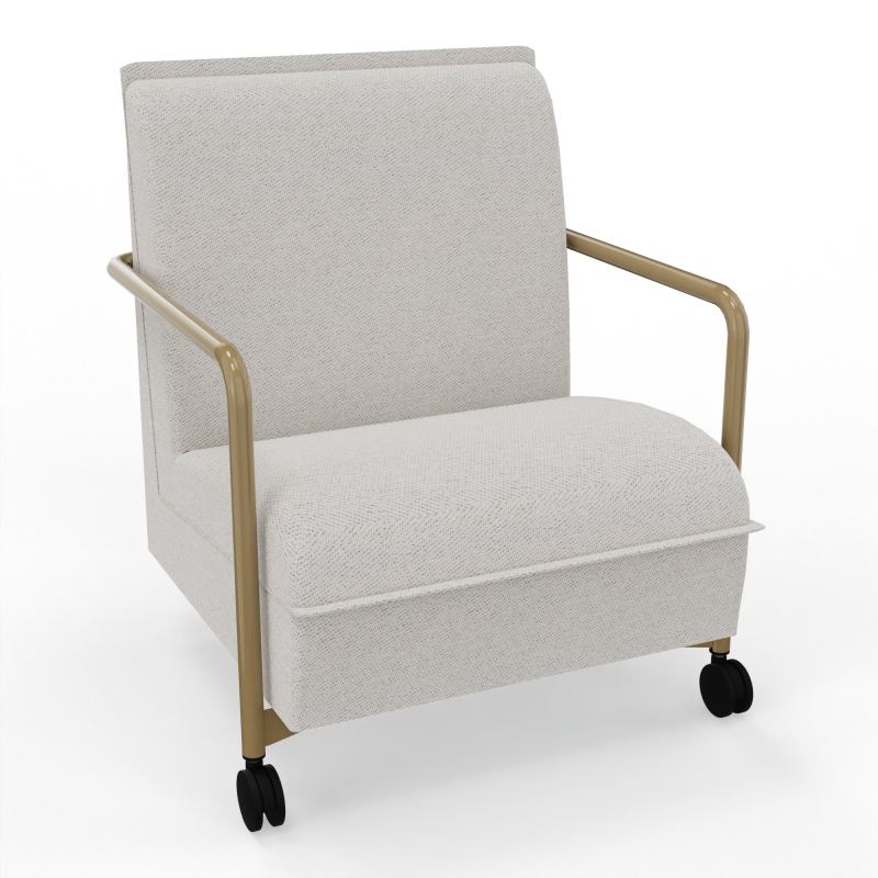 ASSISE LOUNGE MOBILE 1 PLACEAVEC DOSSIER 2 PIEDS FIXES 2 ROUES BM Z3