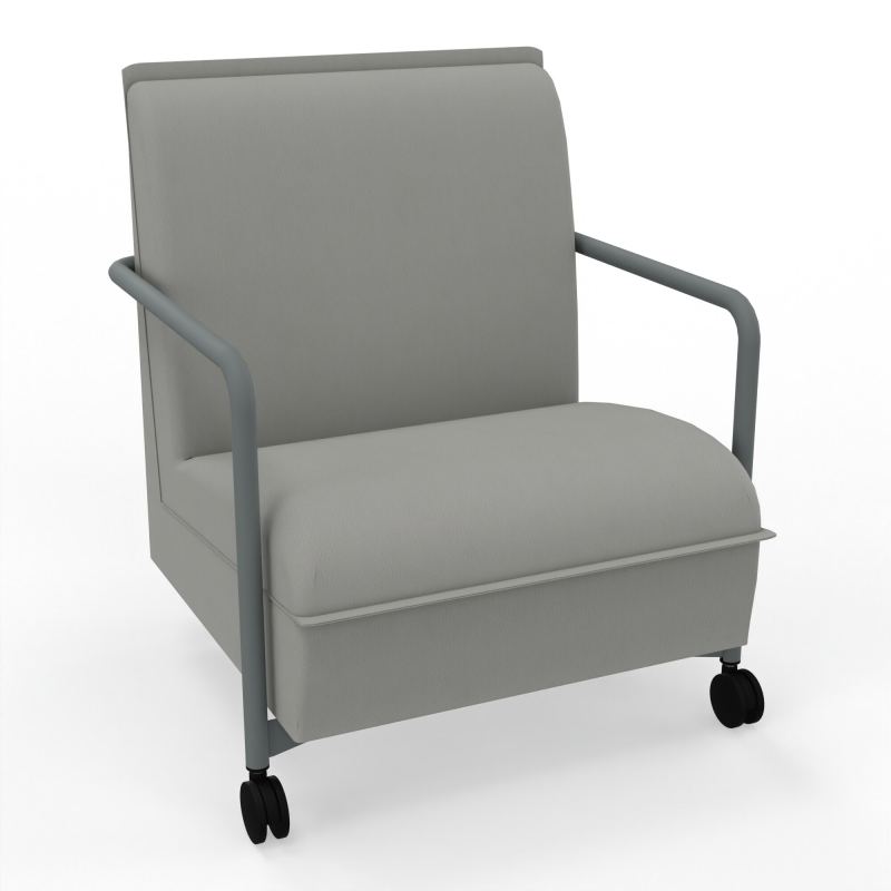 ASSISE LOUNGE MOBILE 1 PLACEAVEC DOSSIER 2 PIEDS FIXES 2 ROUES CA SU