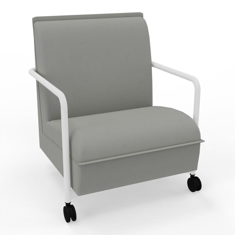 ASSISE LOUNGE MOBILE 1 PLACEAVEC DOSSIER 2 PIEDS FIXES 2 ROUES CA ZO