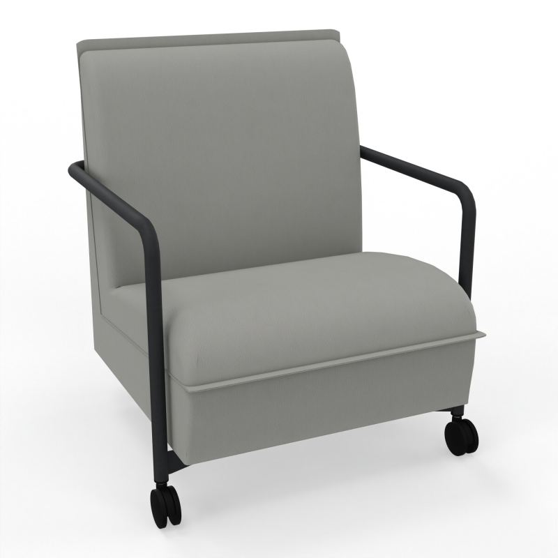 ASSISE LOUNGE MOBILE 1 PLACEAVEC DOSSIER 2 PIEDS FIXES 2 ROUES CA ZP
