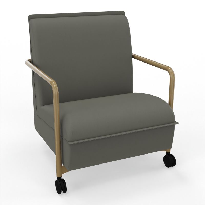 ASSISE LOUNGE MOBILE 1 PLACEAVEC DOSSIER 2 PIEDS FIXES 2 ROUES CH Z3
