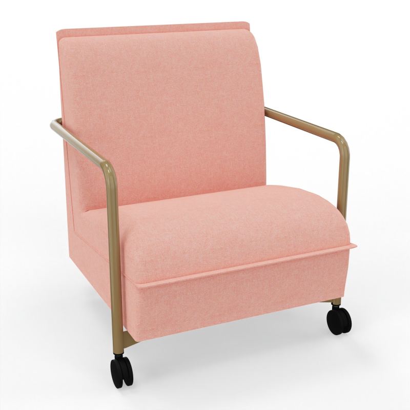 ASSISE LOUNGE MOBILE 1 PLACEAVEC DOSSIER 2 PIEDS FIXES 2 ROUES DH Z3