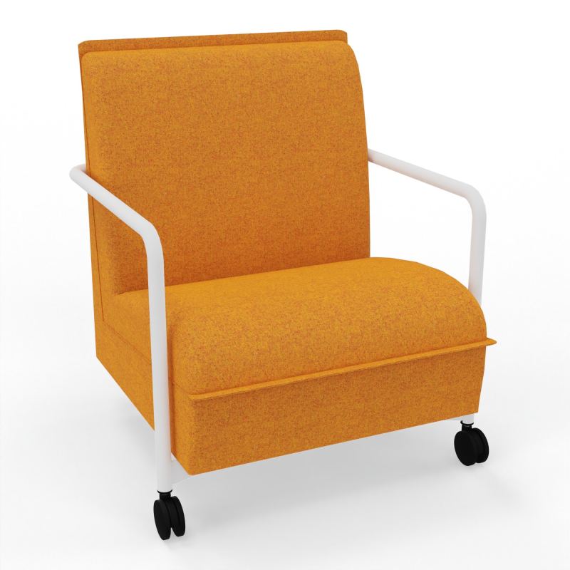 ASSISE LOUNGE MOBILE 1 PLACEAVEC DOSSIER 2 PIEDS FIXES 2 ROUES DI ZO