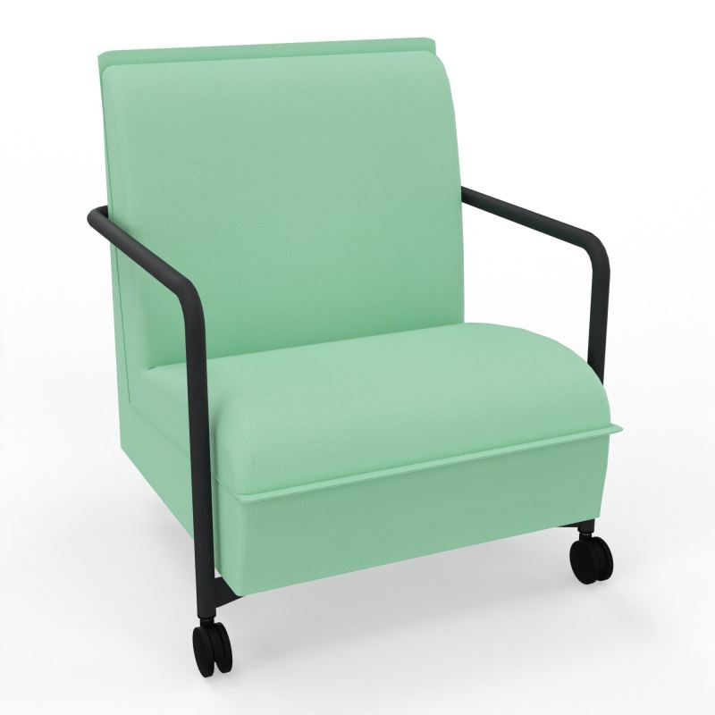 ASSISE LOUNGE MOBILE 1 PLACEAVEC DOSSIER 2 PIEDS FIXES 2 ROUES E4 ZP