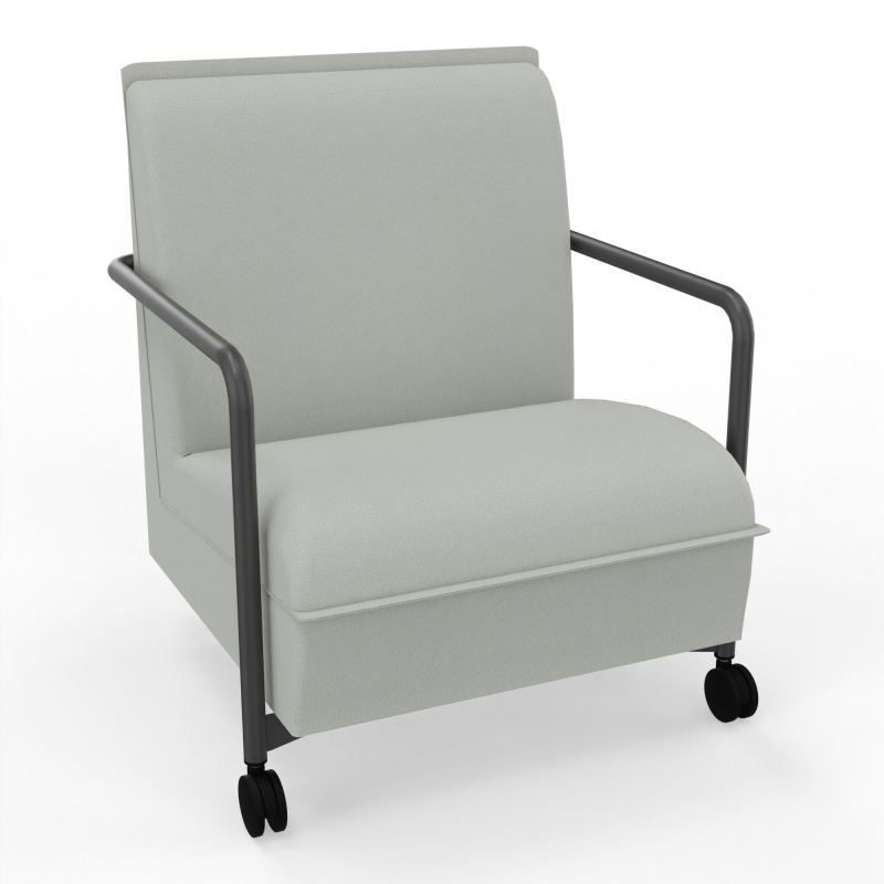 ASSISE LOUNGE MOBILE 1 PLACEAVEC DOSSIER 2 PIEDS FIXES 2 ROUES E5 SC