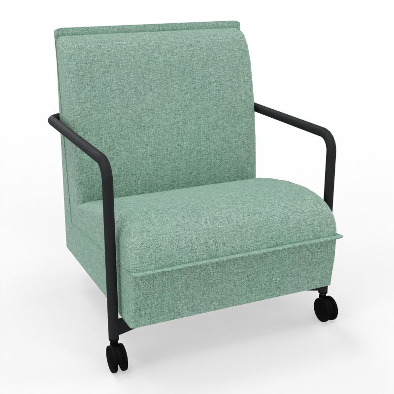 ASSISE LOUNGE MOBILE 1 PLACEAVEC DOSSIER 2 PIEDS FIXES 2 ROUES E7 ZP