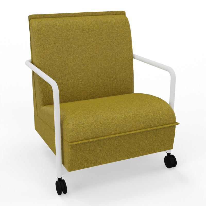 ASSISE LOUNGE MOBILE 1 PLACEAVEC DOSSIER 2 PIEDS FIXES 2 ROUES E9 ZO