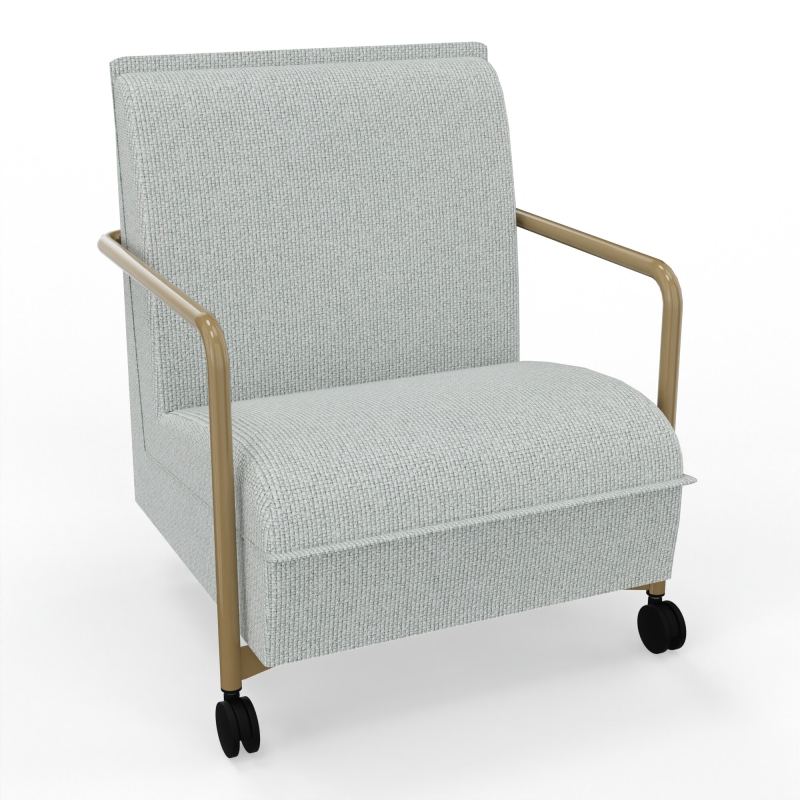 ASSISE LOUNGE MOBILE 1 PLACEAVEC DOSSIER 2 PIEDS FIXES 2 ROUES  T8 Z3