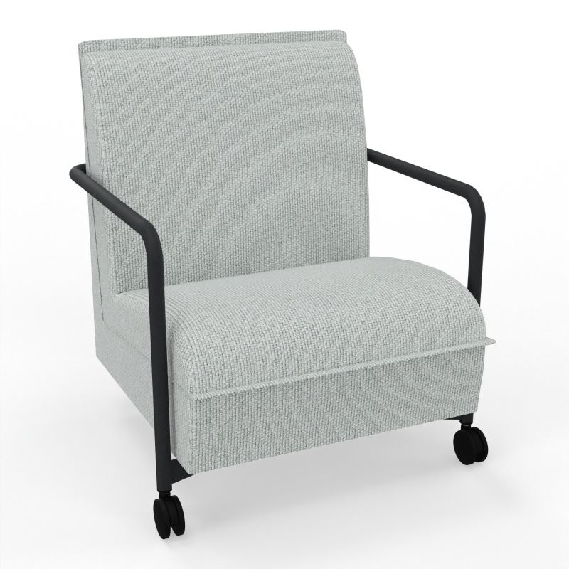 ASSISE LOUNGE MOBILE 1 PLACEAVEC DOSSIER 2 PIEDS FIXES 2 ROUES  T8 ZP