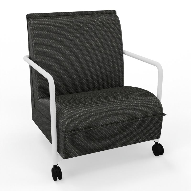 ASSISE LOUNGE MOBILE 1 PLACEAVEC DOSSIER 2 PIEDS FIXES 2 ROUES  T9 ZO