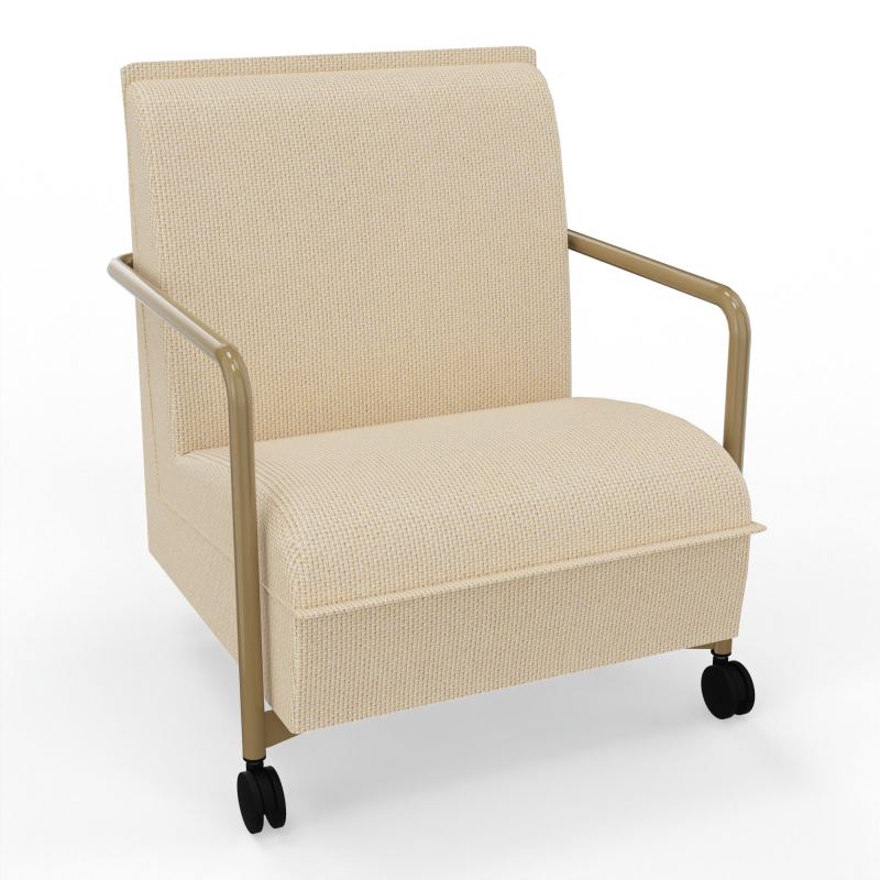 ASSISE LOUNGE MOBILE 1 PLACEAVEC DOSSIER 2 PIEDS FIXES 2 ROUES  TL Z3