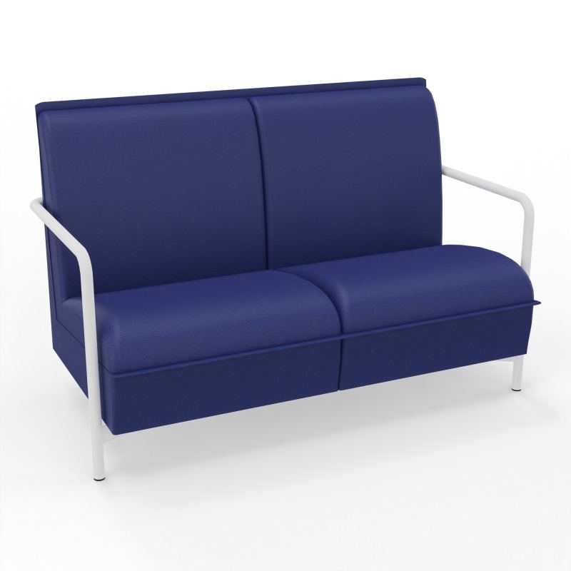 ASSISE LOUNGE 2 PLACES AVEC DOSSIER 4 PIEDS FIXES A3 ZO