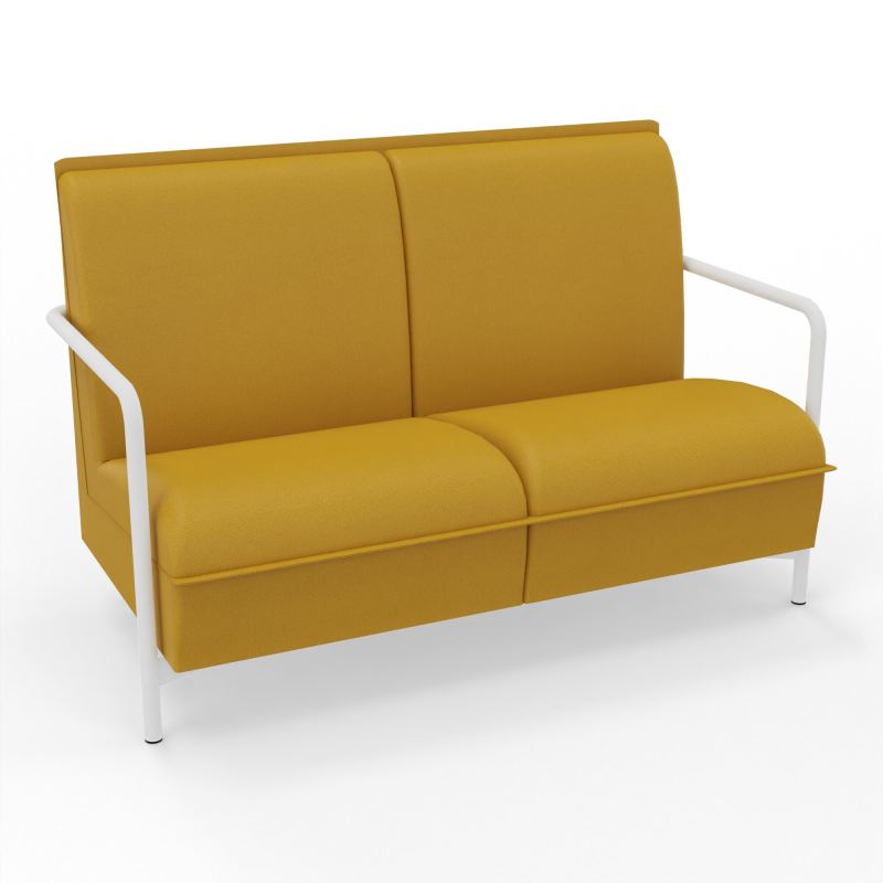 ASSISE LOUNGE 2 PLACES AVEC DOSSIER 4 PIEDS FIXES A5 ZO