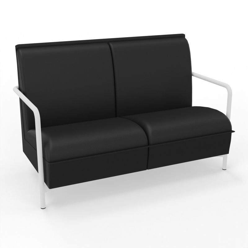 ASSISE LOUNGE 2 PLACES AVEC DOSSIER 4 PIEDS FIXES A6 ZO