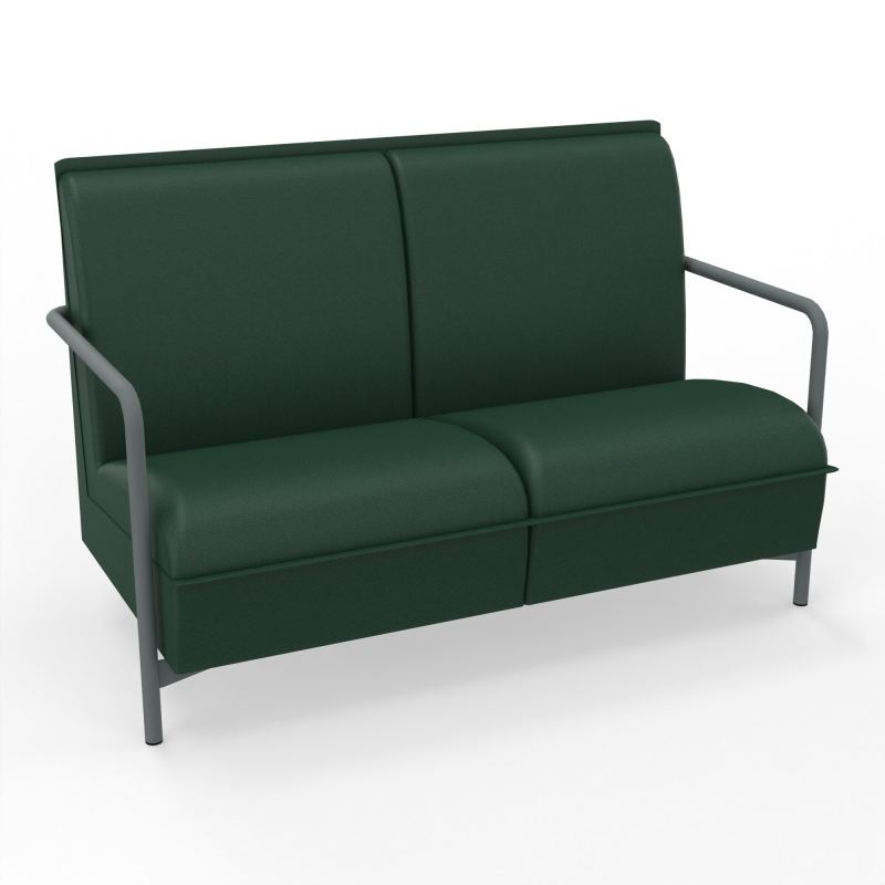 ASSISE LOUNGE 2 PLACES AVEC DOSSIER 4 PIEDS FIXES A9 SU