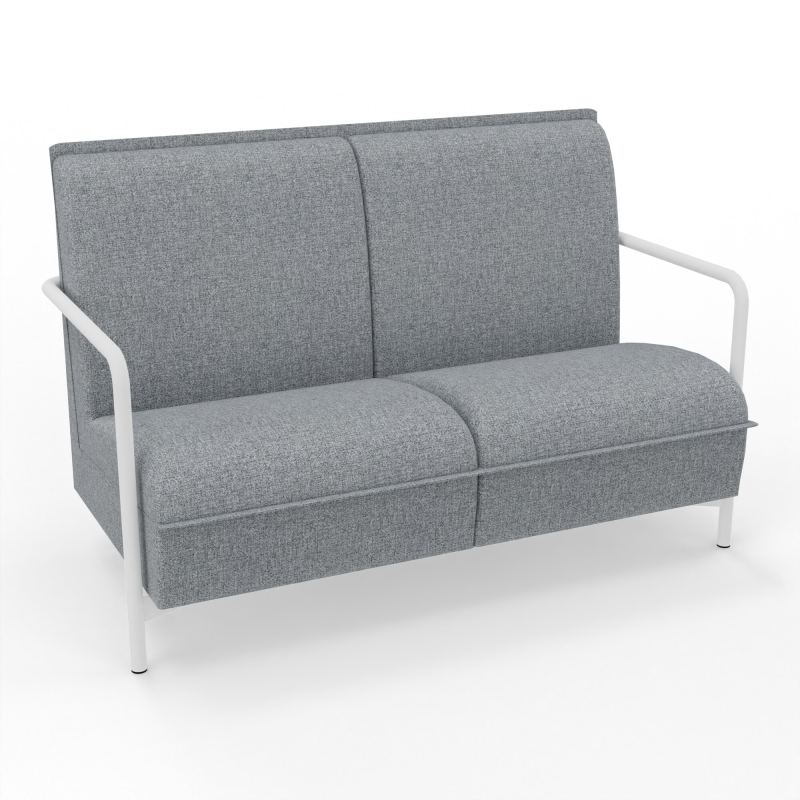 ASSISE LOUNGE 2 PLACES AVEC DOSSIER 4 PIEDS FIXES B5 ZO