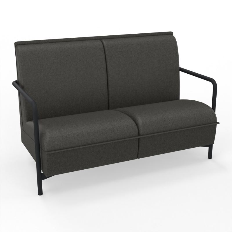 ASSISE LOUNGE 2 PLACES AVEC DOSSIER 4 PIEDS FIXES B7 ZP