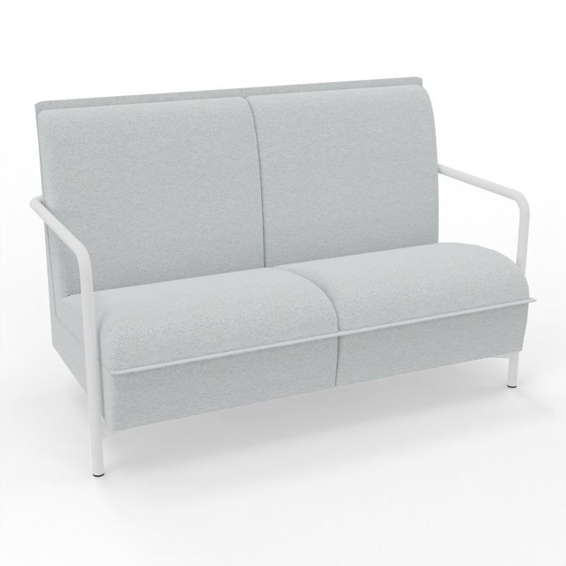 ASSISE LOUNGE 2 PLACES AVEC DOSSIER 4 PIEDS FIXES BC ZO
