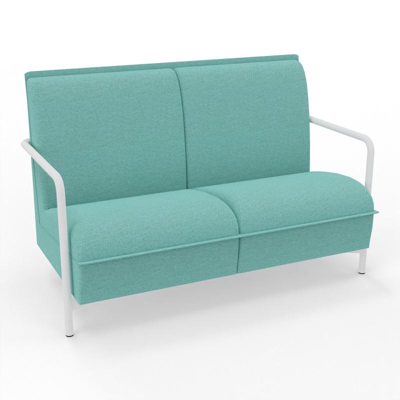 ASSISE LOUNGE 2 PLACES AVEC DOSSIER 4 PIEDS FIXES BG ZO