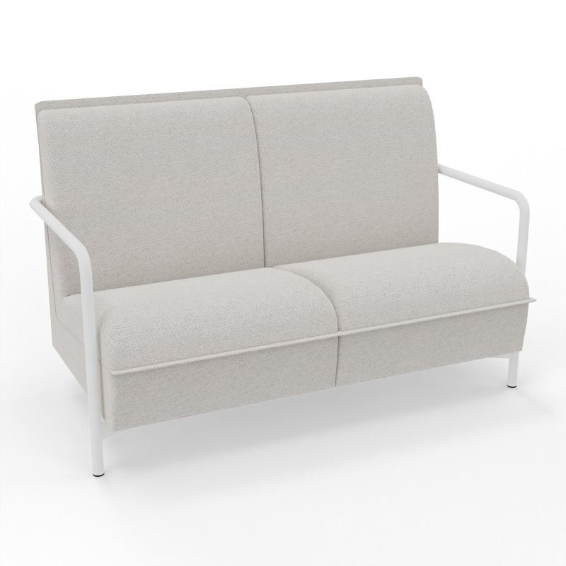 ASSISE LOUNGE 2 PLACES AVEC DOSSIER 4 PIEDS FIXES BM ZO