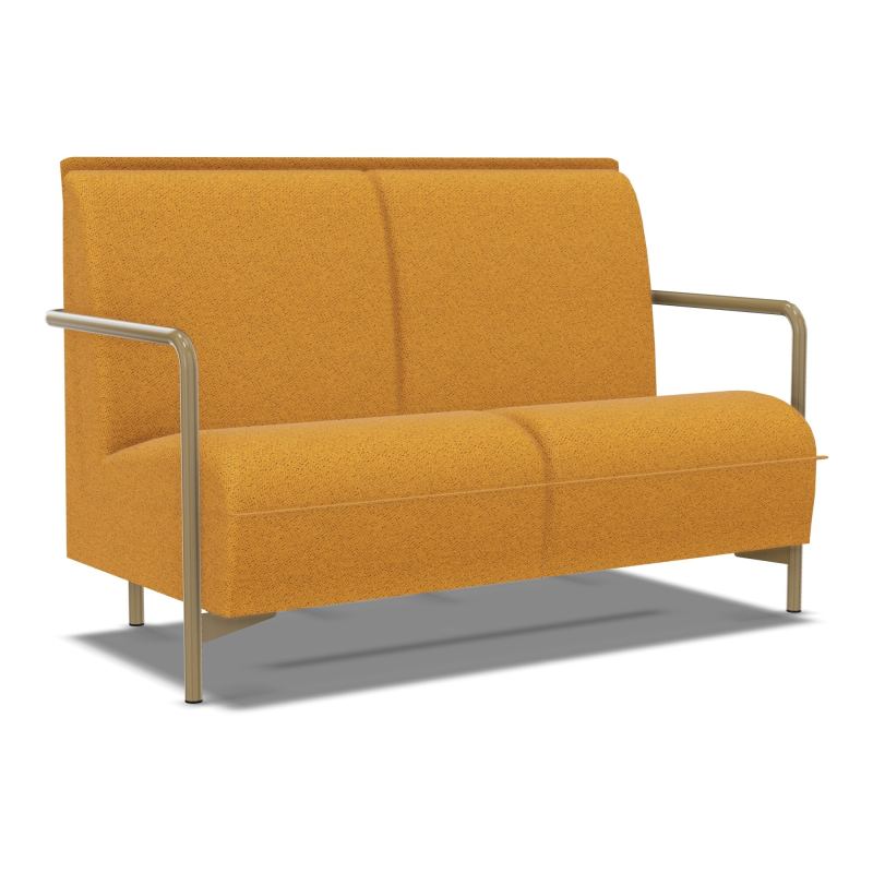 ASSISE LOUNGE 2 PLACES AVEC DOSSIER 4 PIEDS FIXES BO Z3