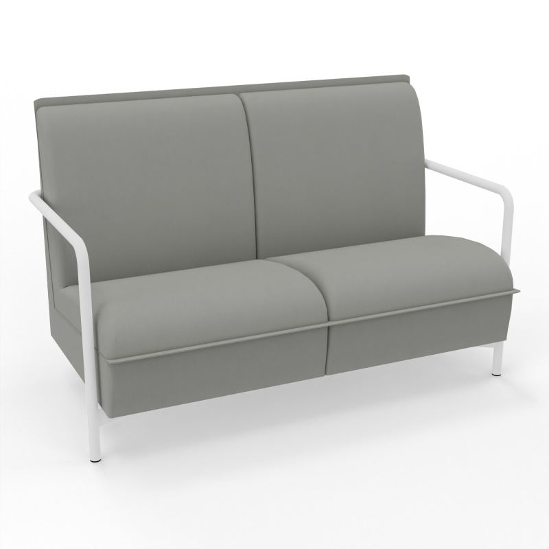 ASSISE LOUNGE 2 PLACES AVEC DOSSIER 4 PIEDS FIXES CA ZO