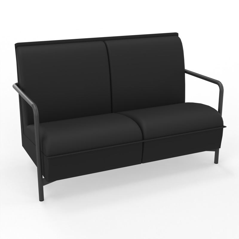 ASSISE LOUNGE 2 PLACES AVEC DOSSIER 4 PIEDS FIXES CB SC