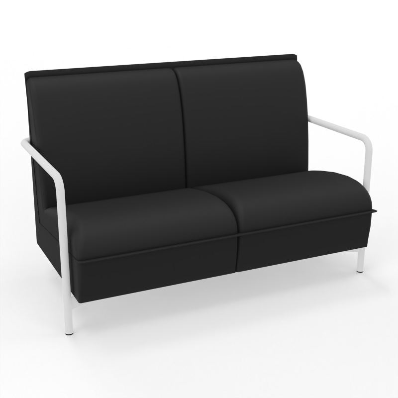 ASSISE LOUNGE 2 PLACES AVEC DOSSIER 4 PIEDS FIXES CB ZO