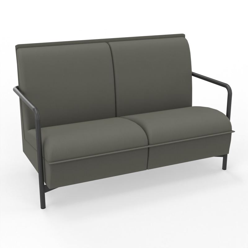 ASSISE LOUNGE 2 PLACES AVEC DOSSIER 4 PIEDS FIXES CH SC