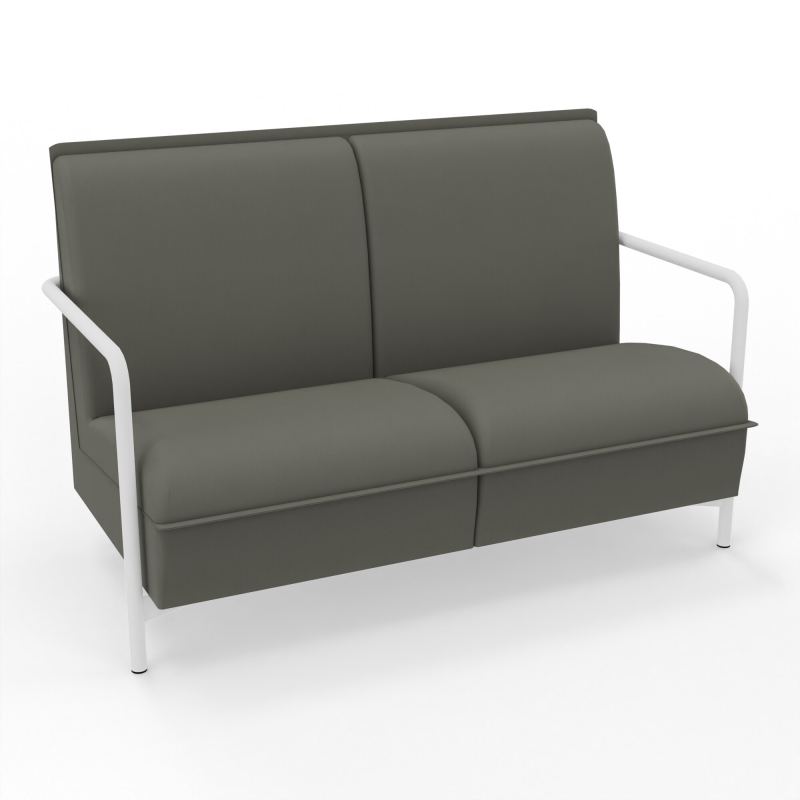 ASSISE LOUNGE 2 PLACES AVEC DOSSIER 4 PIEDS FIXES CH ZO