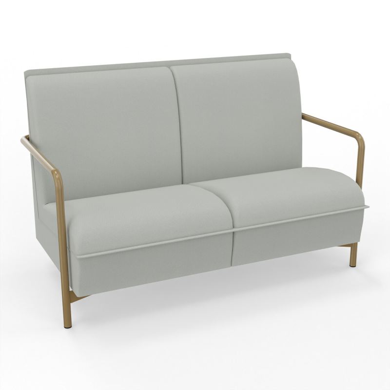 ASSISE LOUNGE 2 PLACES AVEC DOSSIER 4 PIEDS FIXES E5 Z3