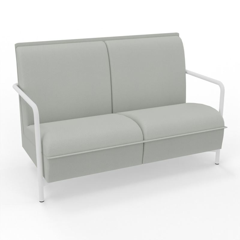 ASSISE LOUNGE 2 PLACES AVEC DOSSIER 4 PIEDS FIXES E5 ZO