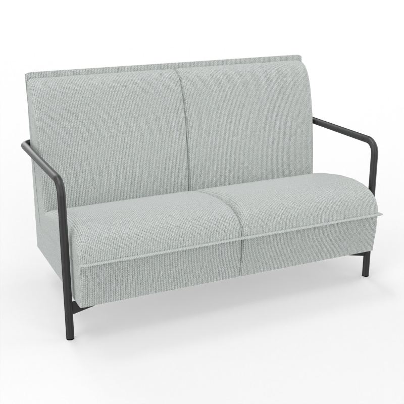 ASSISE LOUNGE 2 PLACES AVEC DOSSIER 4 PIEDS FIXES  T8 SC