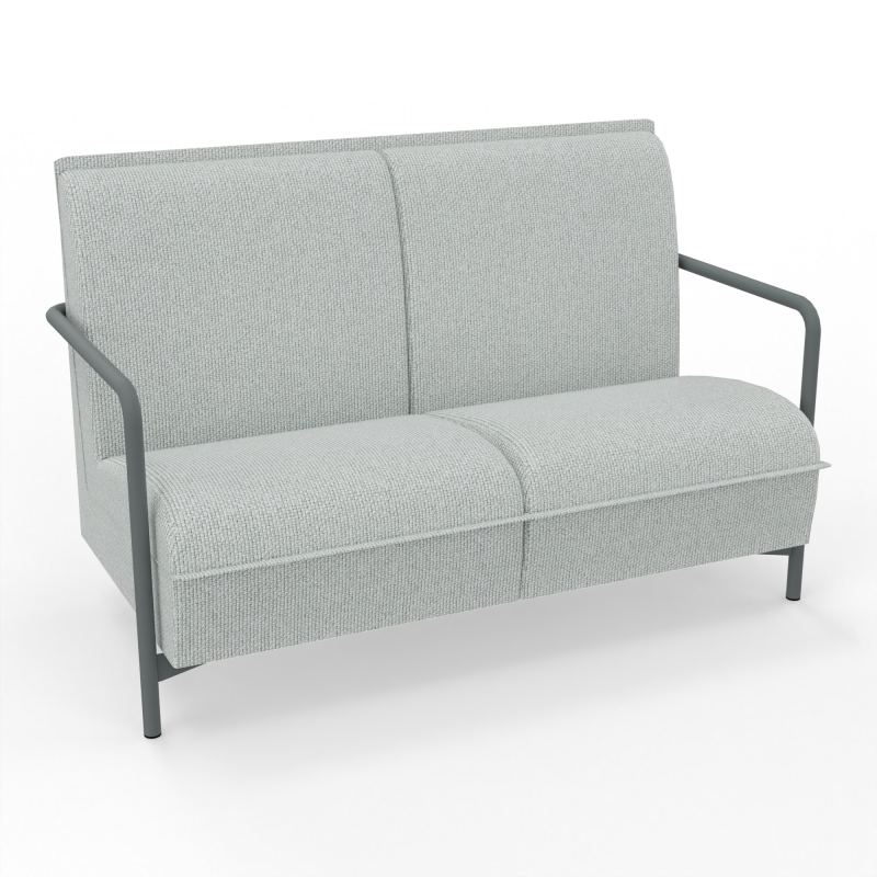 ASSISE LOUNGE 2 PLACES AVEC DOSSIER 4 PIEDS FIXES  T8 SU