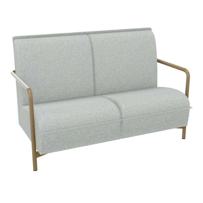 ASSISE LOUNGE 2 PLACES AVEC DOSSIER 4 PIEDS FIXES  T8 Z3