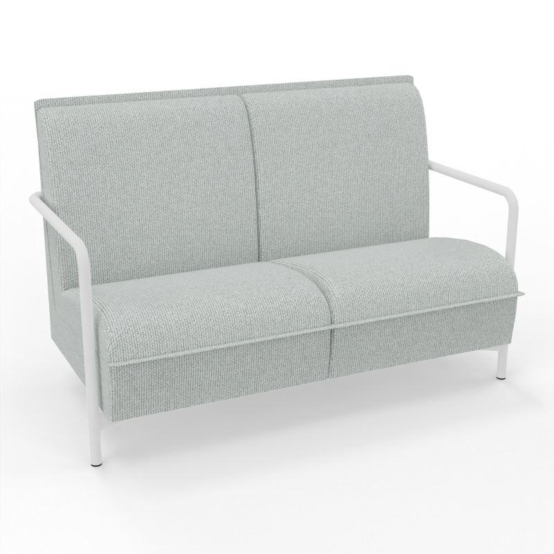 ASSISE LOUNGE 2 PLACES AVEC DOSSIER 4 PIEDS FIXES  T8 ZO