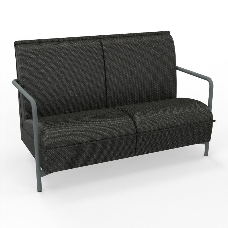 ASSISE LOUNGE 2 PLACES AVEC DOSSIER 4 PIEDS FIXES  T9 SU